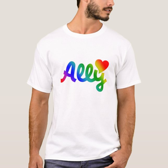 Camiseta Gay Rights ALLY (Frente)