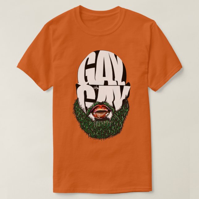 Camiseta GAY rosa (Frente do Design)