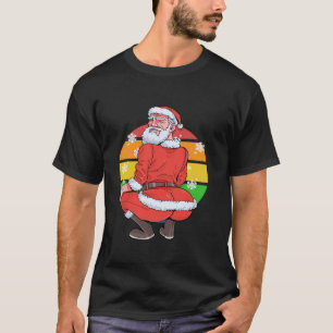Camiseta Gay Santa Claus Beard LGBTQ Natal Twerk