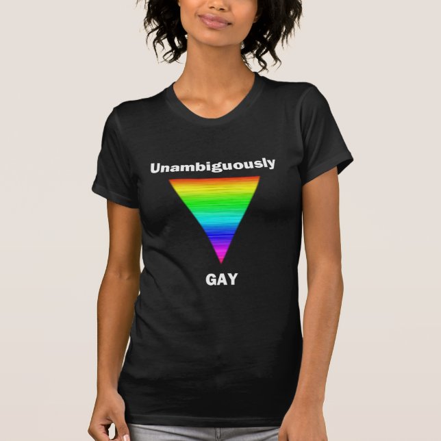 Camiseta Gay sem ambiguidade (Frente)