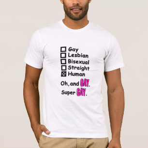 Camiseta Gay super