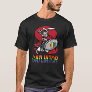 Camiseta Gayliator, orgulhoso lutador de espadas gay da ant