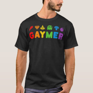 Camiseta Gaymer Funny LGBTQ Pride Rainbow Gay Video Game Lo