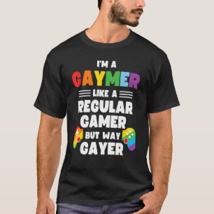 Camiseta Gaymer Gay Gamer Lgbt Pride Rainbow Controller Ga