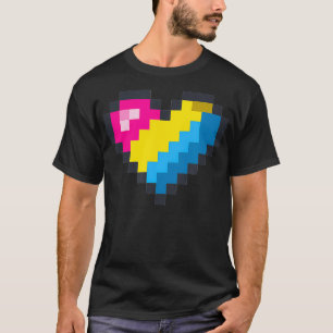 Camiseta Gaymer LGBT Ortogulho Panseual Gamer Piel Heart