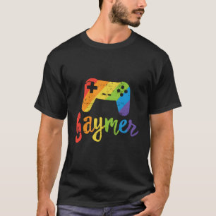 Camiseta Gaymer Lgbt Rainbow Priade March Rally Gamer