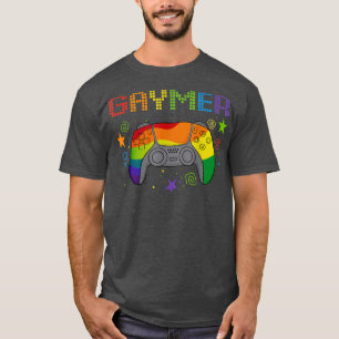 Camiseta Gaymer Orgulho gay Mês Rainbow Gamer Gamepad LGBTQ
