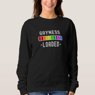 Camiseta Gayness Carregado Pro Lgtbq Progressão Do Bar Pr