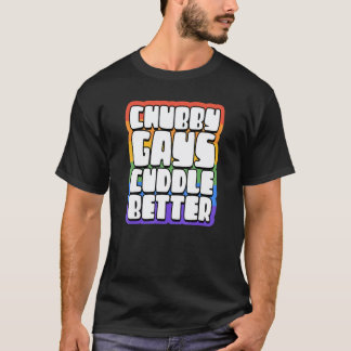 Camiseta Gays Gordinhos Engraçados Abraçam Melhor  Orgulhos