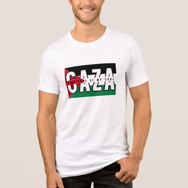 Camiseta GAZA A alma da minha alma (Frente)
