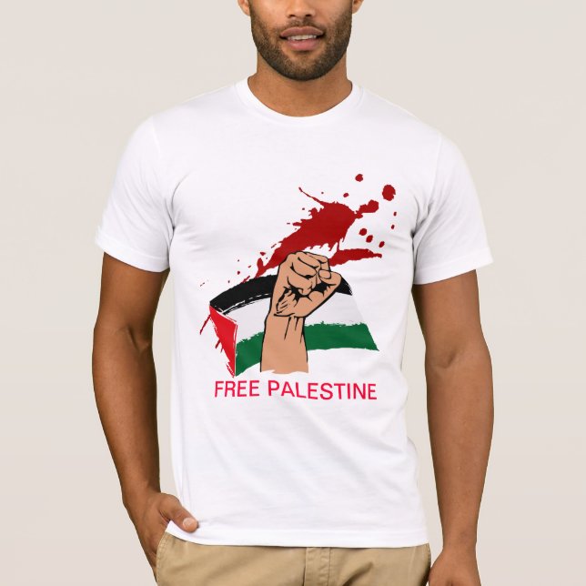 Camiseta Gaza livre Palestina livre (Frente)