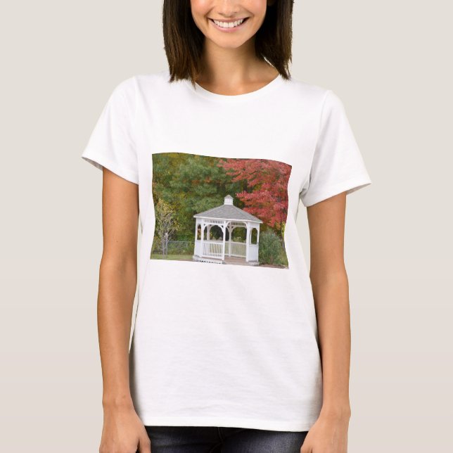 Camiseta Gazebo - Fall View - Nova Inglaterra (Frente)