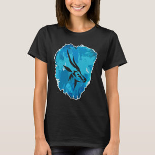 Camiseta Gazela Em Um Bloco De Gelo Para A Eternidade