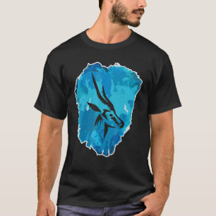 Camiseta Gazela Em Um Bloco De Gelo Para A Eternidade