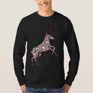 Camiseta Gazela Mandala Geometria Fractal Sagrada Boa Vibra