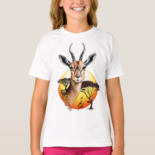 Camiseta Gazelle African Antelope Wild Animal