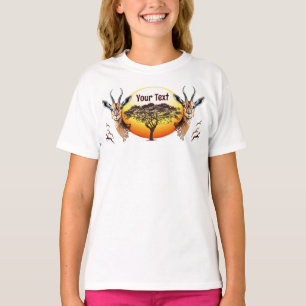 Camiseta Gazelle African Antelope Wild Animal