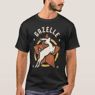 Camiseta Gazelle Vintage Retro Classic Animal