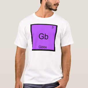 Camiseta Gb - Símbolo do Elemento Químico Engraçad
