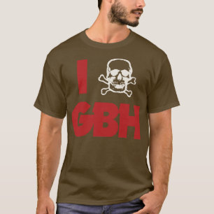 Camiseta GBH Punk Rock FanArt Tributo Crânio