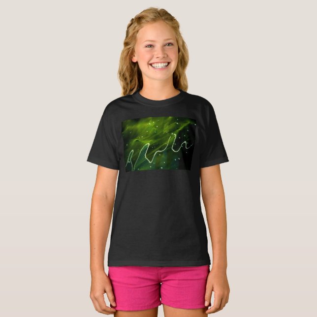 Camiseta Gcna de Algas Verdes e Água (Frente Completa)