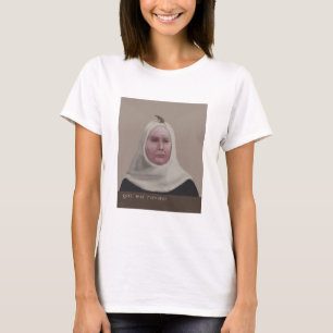 Camiseta Gða médio ('Gyða com caneta')