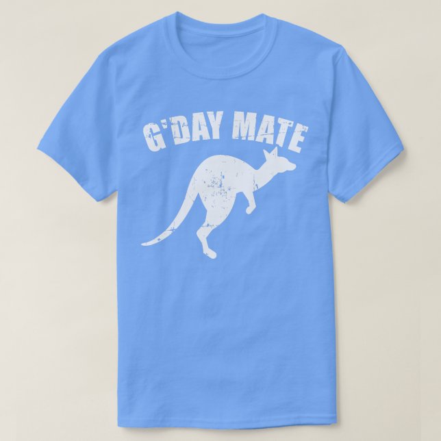 Camiseta Gday mate australia canguru (Frente do Design)