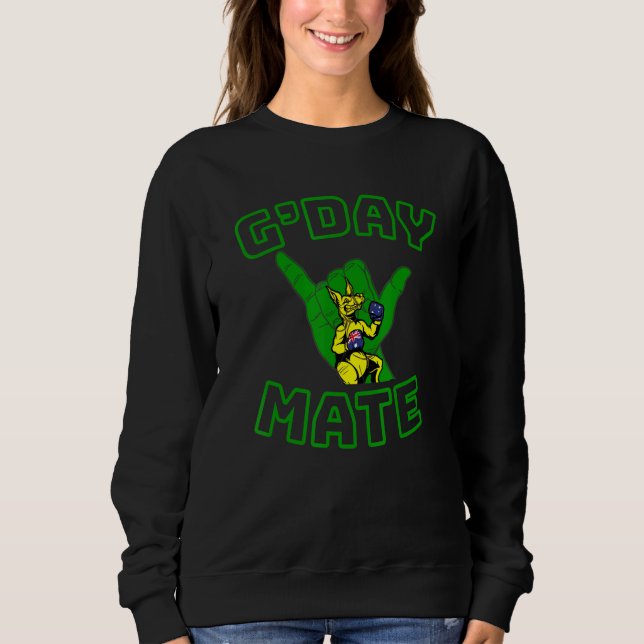 Camiseta Gday Mate Boxing Kangaroo Shaka (Frente)