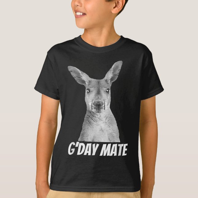Camiseta GDay Mate - Camisa-T de canguru australiano (Frente)
