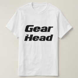 Camiseta Gear Head Mens Tshirt em Branco
