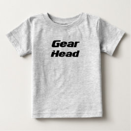 Camiseta Gear Head, onsie para bebê.