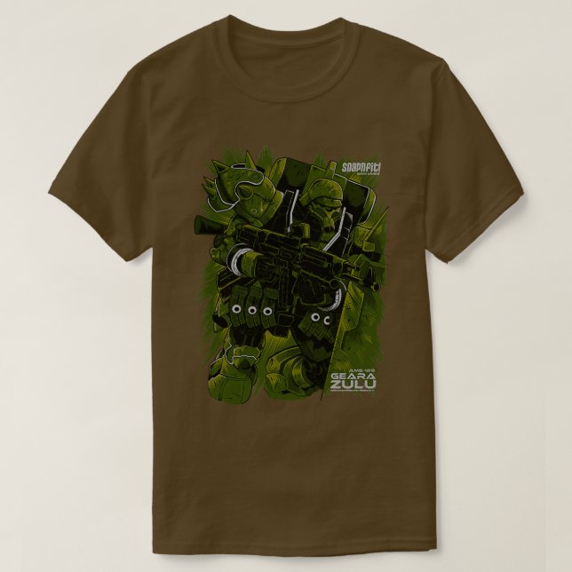 Camiseta Geara Zulu Gundam s (Frente do Design)
