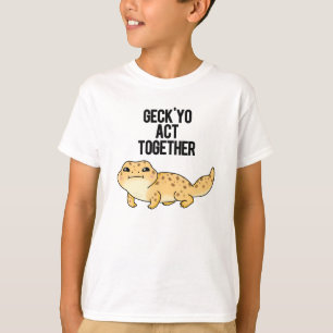 Camiseta Geck Yo Age Juntos Gecko Pun Engraçado