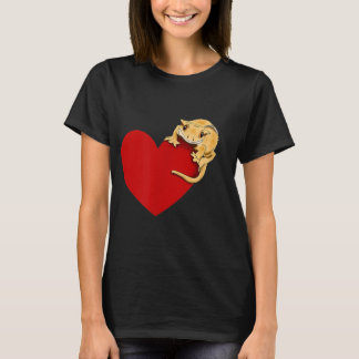 Camiseta Gecko Adorava Gecko Detido Lover Gecko Heart Cr