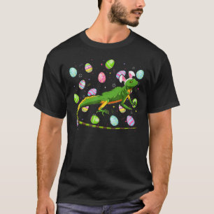 Camiseta Gecko Bunny Easter Ovo Funny Gecko Páscoa domingo