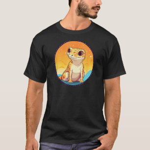 Camiseta Gecko - Cartoon Colorida Lizard Reptile