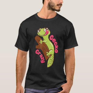Camiseta Gecko Crazy Cute Reptile Lizard