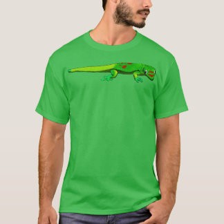 Camiseta Gecko do dia do pó de ouro