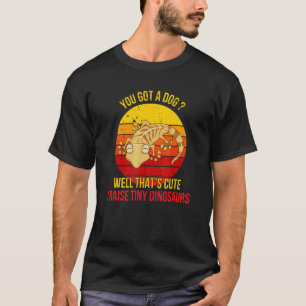 Camiseta Gecko Dragão Barbudo Ama Répteis Lagartos Pequenos