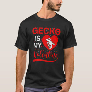 Camiseta Gecko É Meu Namorados Dias de os namorados Engraça