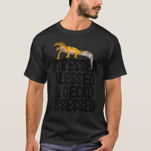Camiseta Gecko Funny Gecko Reptile Men, Abençoada E Vestida