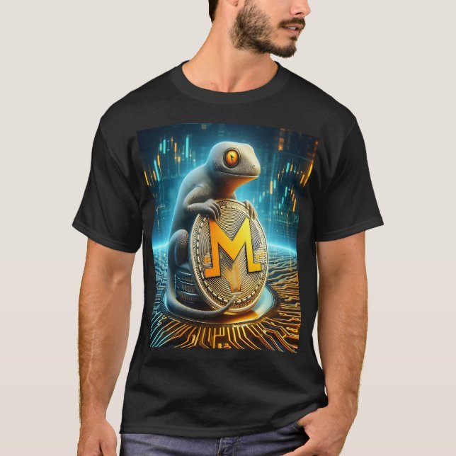 Camiseta Gecko Guardian of Monero (Frente)