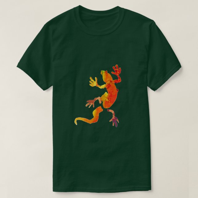 Camiseta Gecko lagarto da fauna selvagem eco-réptil (Frente do Design)