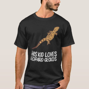 Camiseta Gecko legal Leopardo Para Meninos Dinossauro Peque