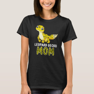 Camiseta Gecko Mãe Reptile Gecko Animal Leopar