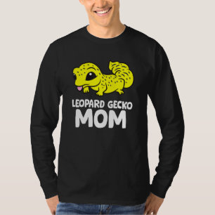 Camiseta Gecko Mãe Reptile Gecko Animal Leopar