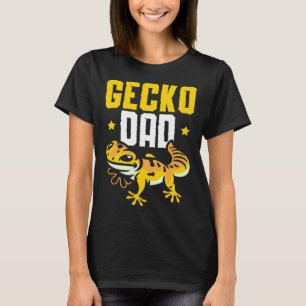 Camiseta Gecko Pai Réptil Leopard Gecko Lizard