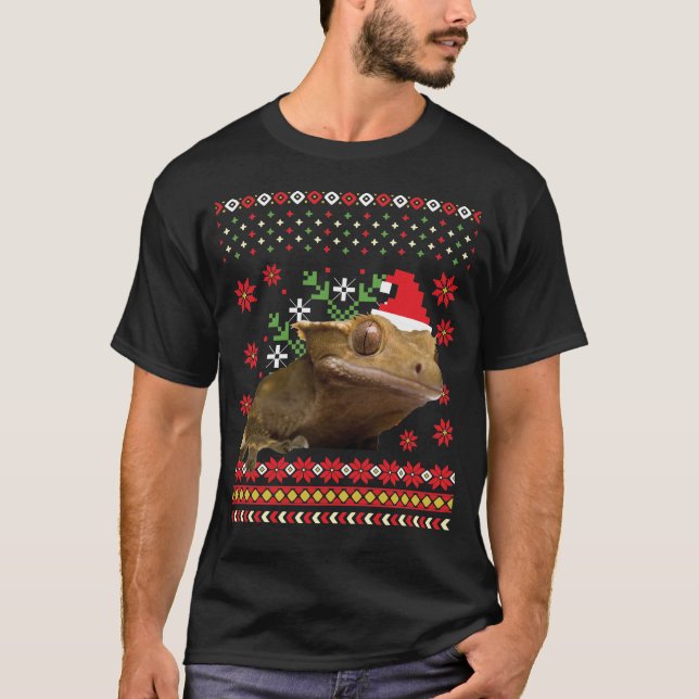 Camiseta Gecko Ugly Christmas Sweater (Frente)