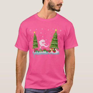 Camiseta Gecko Xmas Tree Lighting Men Mulheres no Natal