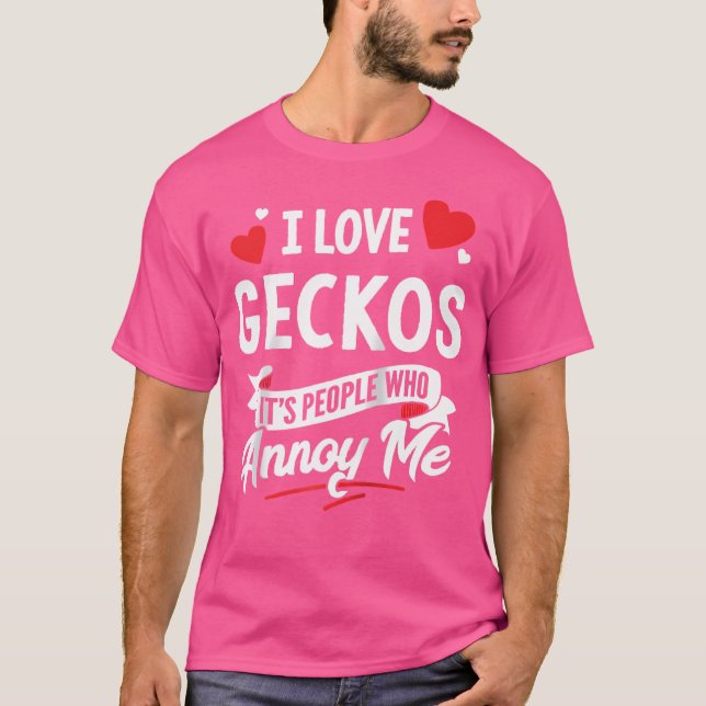 Camiseta Geckos I Love Geckos Baseball (Frente)